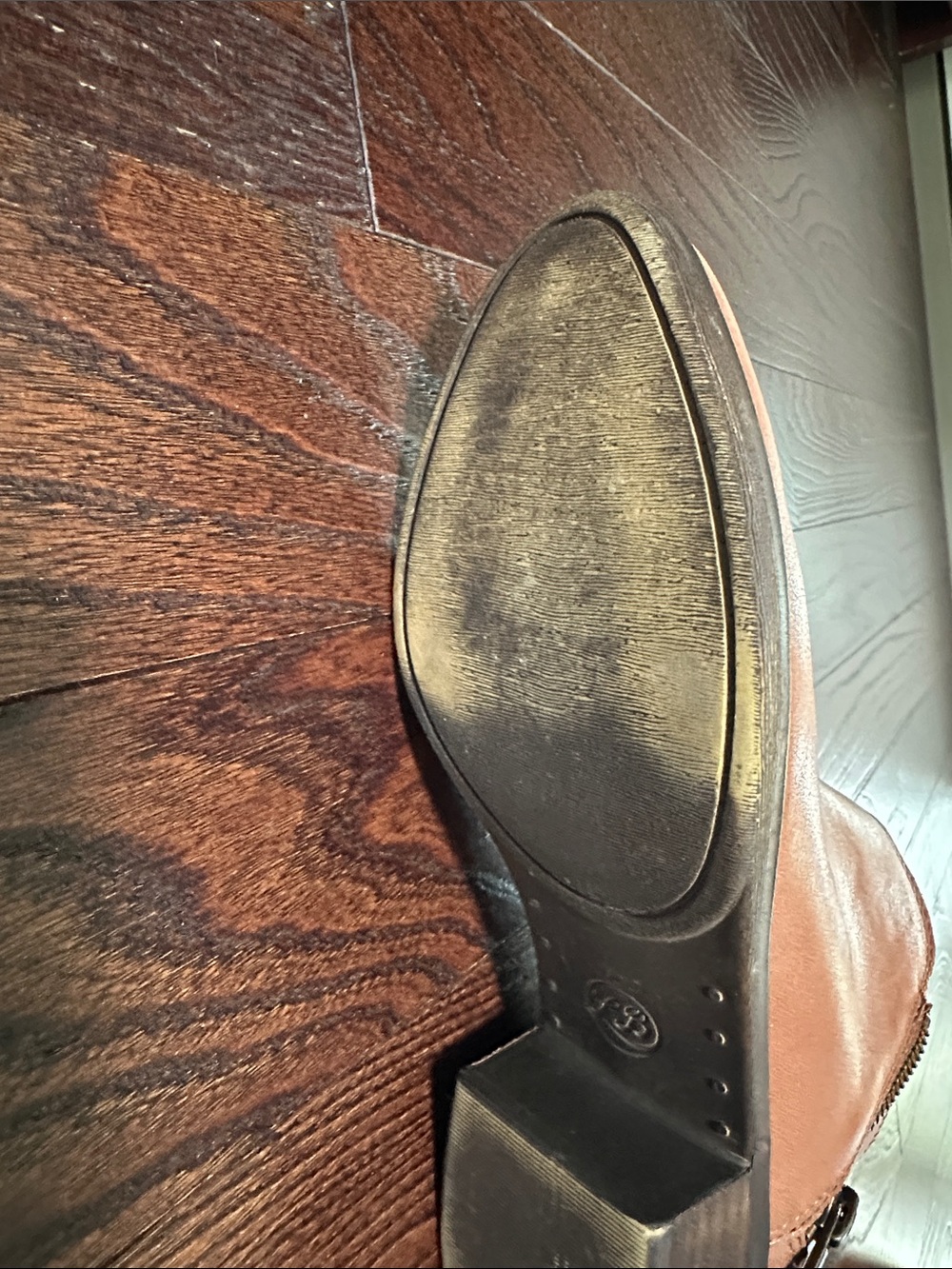 Lucky Brand Tan Leather Side-Zip Ankle Booties - Picture 5 of 8